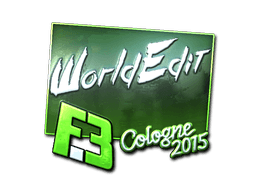 Samolepka (WorldEdit speciální Kolín nad Rýnem 2015)