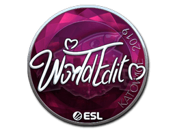 Samolepka (WorldEdit speciální Katowice 2019)