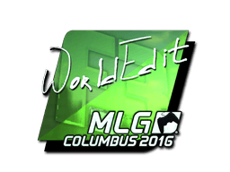 Samolepka (WorldEdit speciální MLG Columbus 2016)