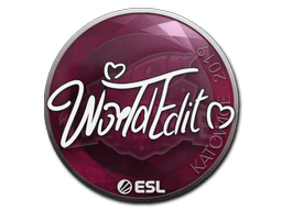 Samolepka (WorldEdit Katowice 2019)