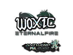 Klistermærke (woxic glitter Antwerp 2022)