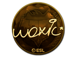 Klistermærke (woxic guld Katowice 2019)