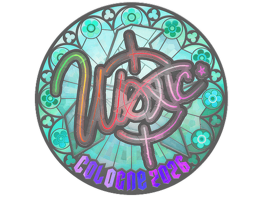 Klistermærke (woxic holo Cologne 2026)