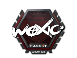 Klistermærke (woxic London 2018)