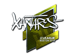 Klistermærke (XANTARES folie Boston 2018)