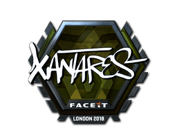 Klistermærke (XANTARES folie London 2018)