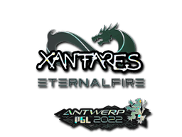Klistermærke (XANTARES glitter Antwerp 2022)