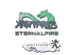 Klistermærke (XANTARES holo Antwerp 2022)