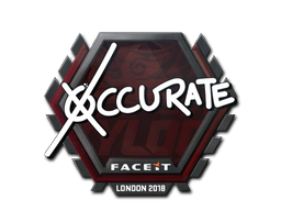 สติกเกอร์ (xccurate London 2018)