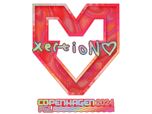 Klistermærke (xertioN holo Copenhagen 2024)