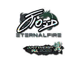 Klistermærke (xfl0ud glitter Antwerp 2022)