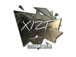 Klistermærke (Xizt folie Cologne 2016)