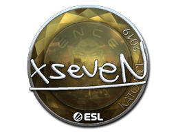 Klistermærke (xseveN folie Katowice 2019)