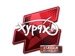 Klistermærke (Xyp9x folie Atlanta 2017)