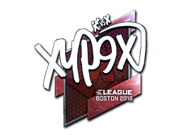 Klistermærke (Xyp9x folie Boston 2018)
