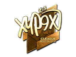 Samolepka (Xyp9x zlatá Boston 2018)