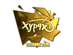 Samolepka (Xyp9x zlatá ESL Cologne 2016)