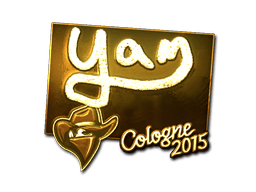 Adesivo (yam Oro Cologne 2015)