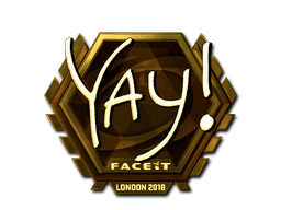 Samolepka (yay zlatá London 2018)