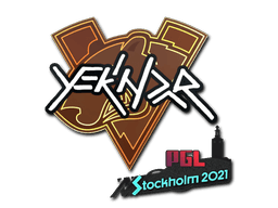 Klistermærke (YEKINDAR Stockholm 2021)