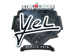 Klistermærke (yel folie Berlin 2019)