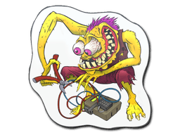 Samolepka (Yellow Bombster)