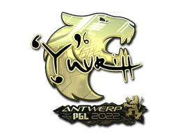 Samolepka (yuurih zlatá PGL Antwerp 2022)