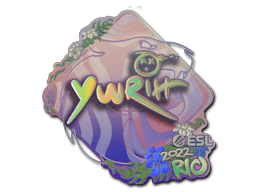 Klistermærke (yuurih holo Rio 2022)