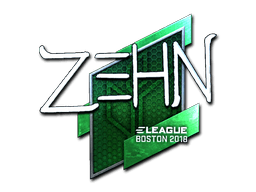Klistermærke (zehN folie Boston 2018)