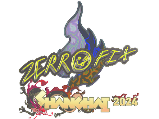 Samolepka (zeRRoFIX holografická Perfect World Shanghai 2024)