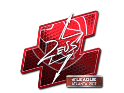 Klistermærke (Zeus folie Atlanta 2017)