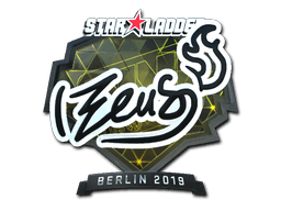 Klistermærke (Zeus folie Berlin 2019)