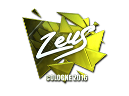 Klistermærke (Zeus folie Cologne 2016)