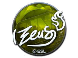 Klistermærke (Zeus folie Katowice 2019)