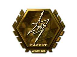Adesivo (Zeus Oro London 2018)