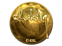 Samolepka (zhokiNg zlatá Katowice 2019)