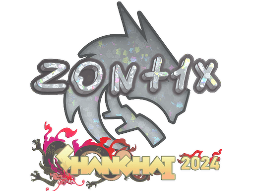 Klistermærke (zont1x glitter Shanghai 2024)