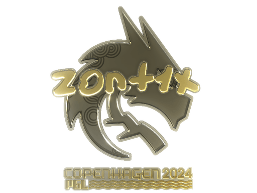 Samolepka (zont1x zlatá PGL Copenhagen 2024)