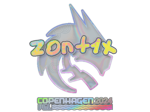 Klistermærke (zont1x holo Copenhagen 2024)