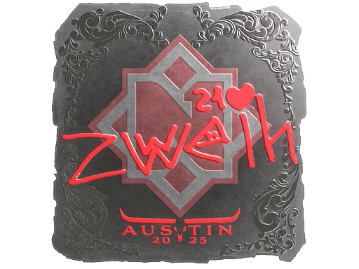 Klistermærke (zweih folie Austin 2025)