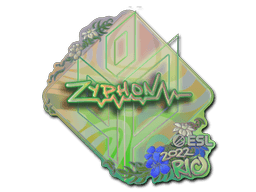 Klistermærke (Zyphon holo Rio 2022)