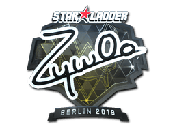 Klistermærke (ZywOo folie Berlin 2019)