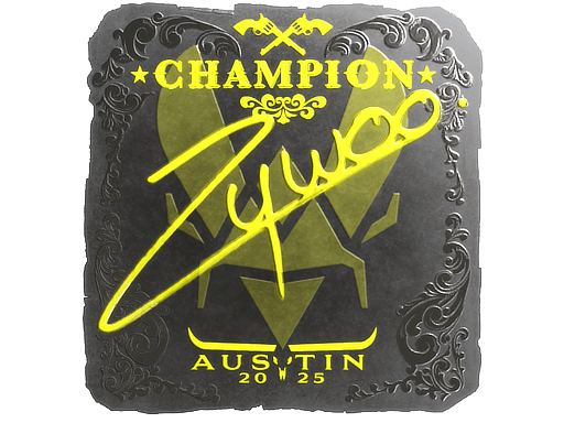 Adesivo (ZywOo Foil, Campione Austin 2025)