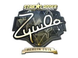 Samolepka (ZywOo zlatá Berlin 2019)