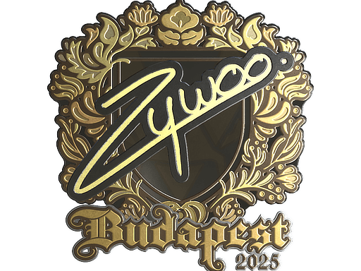 Adesivo (ZywOo Oro Budapest 2025)