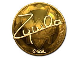 Samolepka (ZywOo zlatá Katowice 2019)